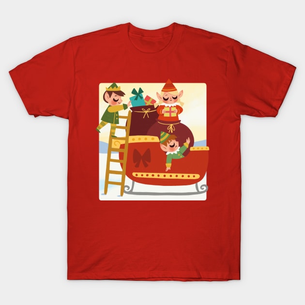 Santa's Helpers T-Shirt by Lobomaravilha